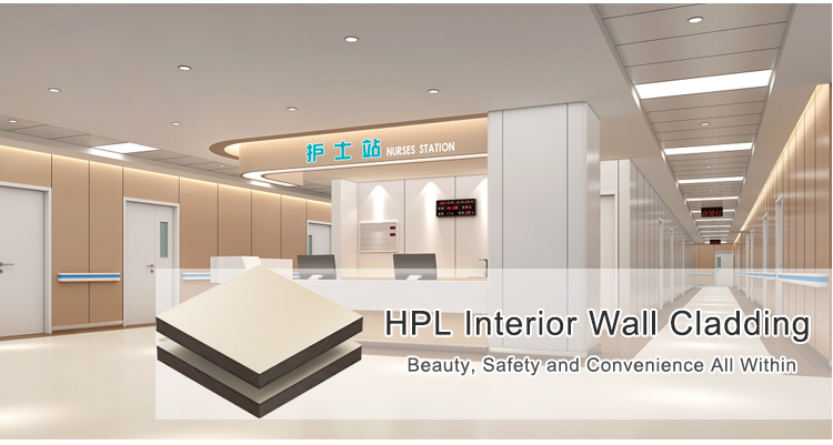 HPL wall panel for interior wall cladding HPL wall panel for interior wall cladding
