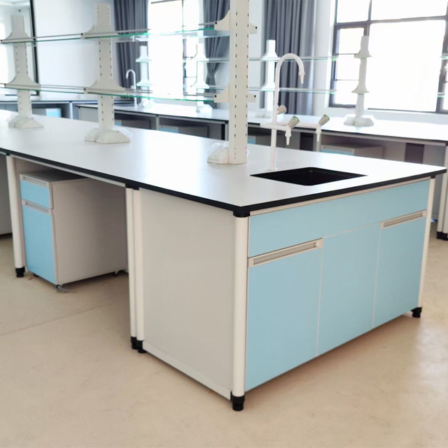  Phenolic Resin Chemistry Working Table Laboratory Bench for Hospital Clean Room