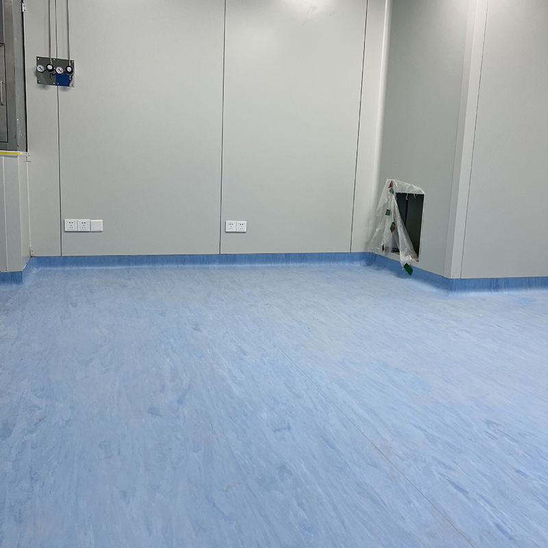 Hospital pvc vinyl plastic homogeneous anti slip vinyl roll flooring