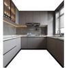 Modern new model furniture modular black small kitchen wall cabinet