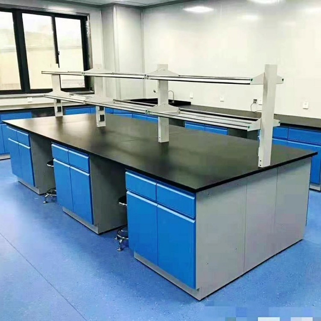 Chemical Resistant Phenolic Compact Laminate Countertop HPL Laboratory Table Top