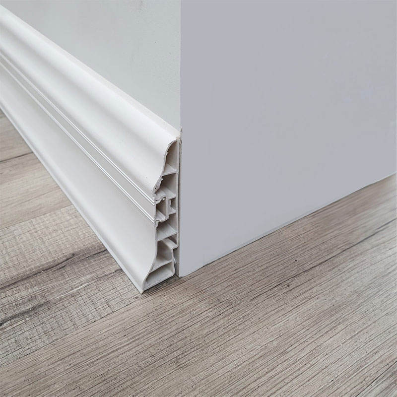 Waterproof Flooring Profile Pvc Skirting Board PVC Baseboard 