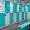 Compact Laminate HPL School Gym Locker Cabinet 