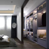 Modern design bedroom walk in closet cabinets custom wardrobe set bedroom furniture sliding door wardrobes with mirror