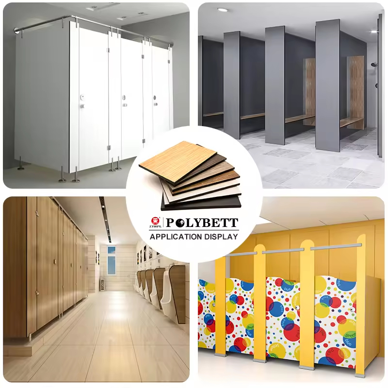 Decorative High Pressure Hpl Compact Phenolic Laminate Board for Toilet Partition Door