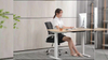 Best Selling Professional Electric Lift Office Elevating Stand Up Desk Adjustable Height 