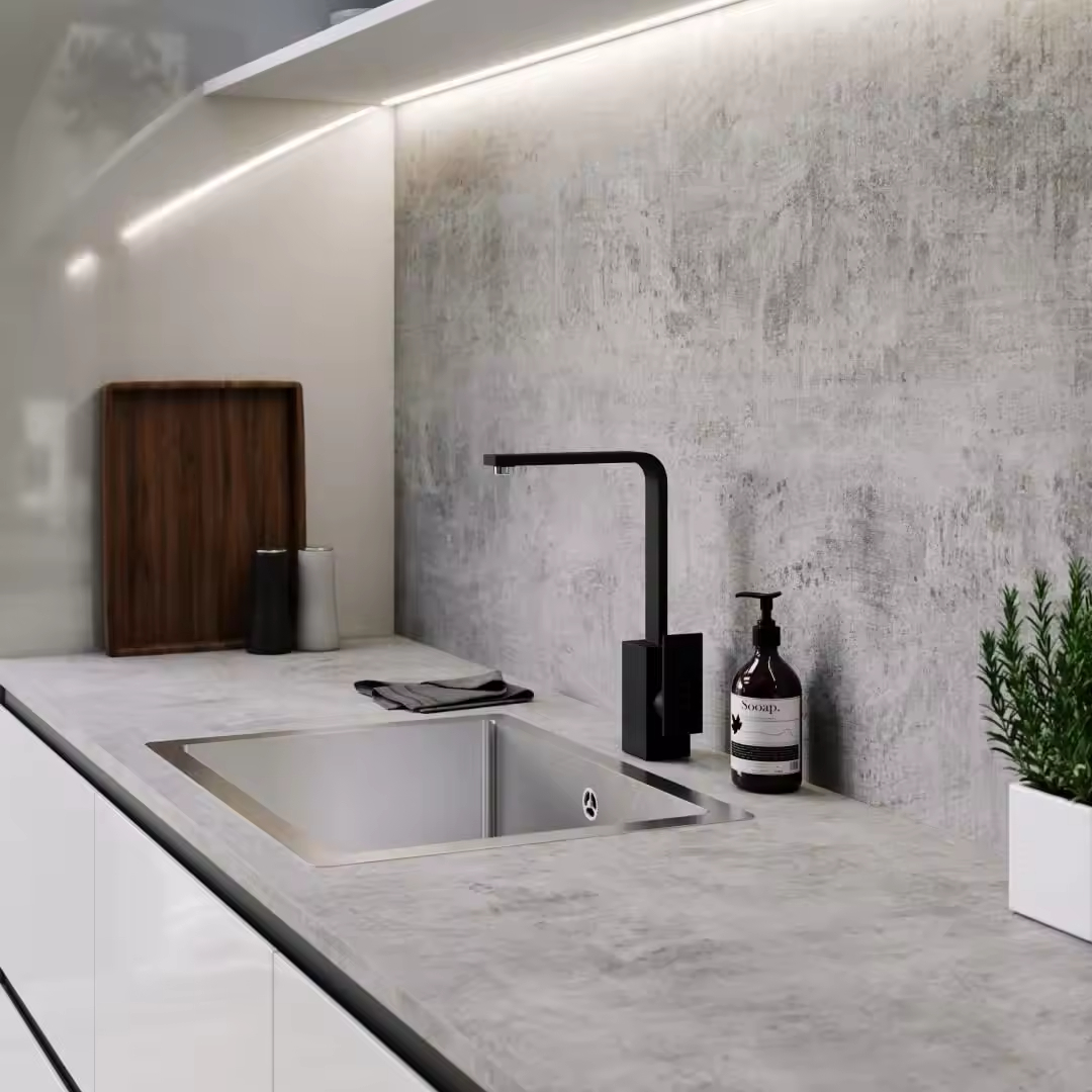 Anti-Impact Glossy Matt Texture Decorative High Pressure Laminated Sheet Compact Laminate Board for Kitchen Countertop