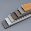 Professional Wood Grain Pvc Skirting Board White Flooring Accessories
