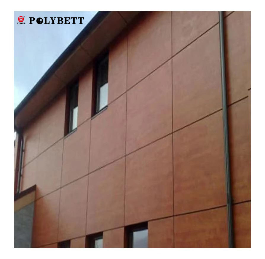 1220*2440mm Hpl Glossy polybett/ High Quality Exterior Hpl Panel 