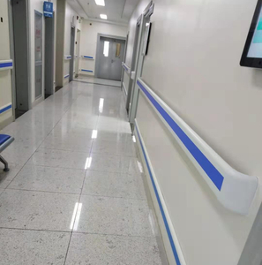 hospital wall protection behind chair wall guard handrail
