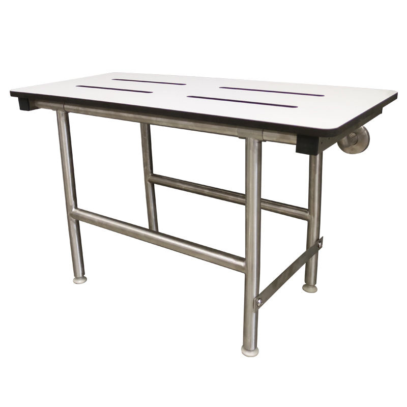 Sturdy Stainless Wall Mount Fold-up Disabled Elderly Shower Seat