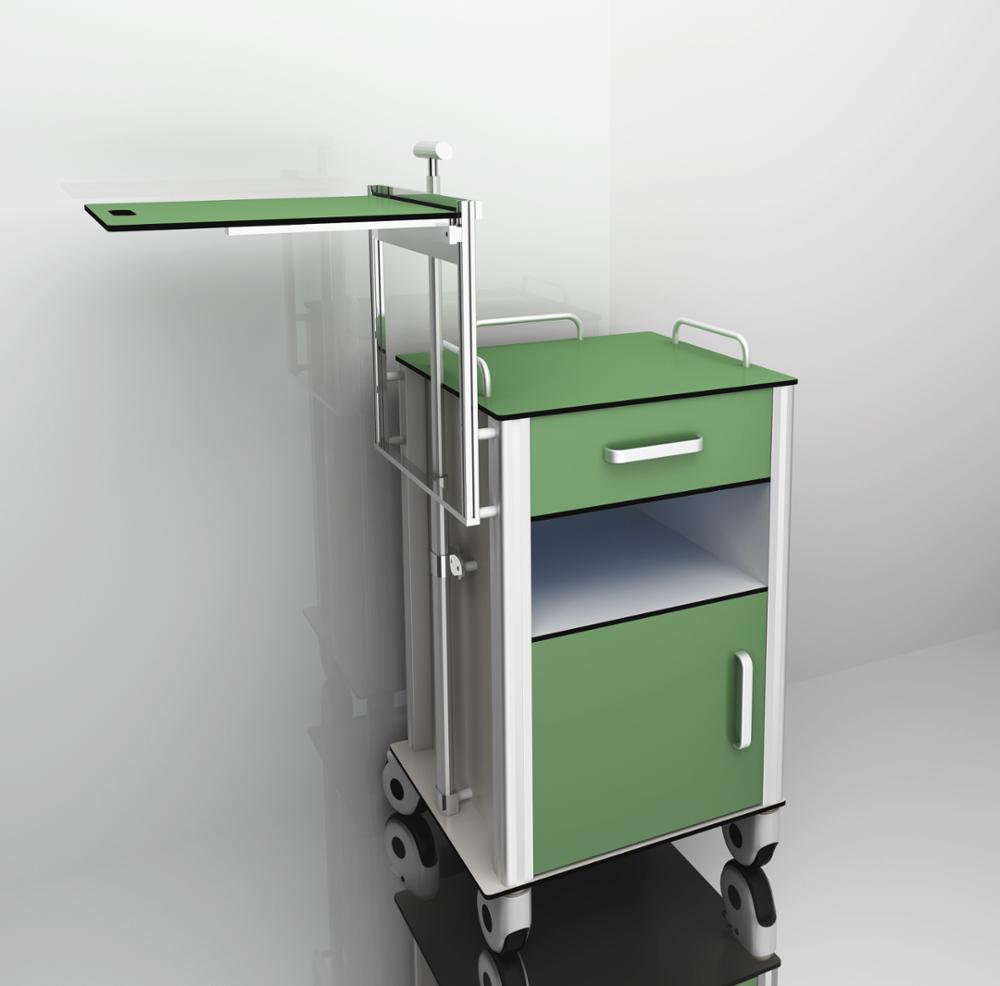 New Design Hospital Furniture Hospital HPL Beside Locker Medical Cabinet
