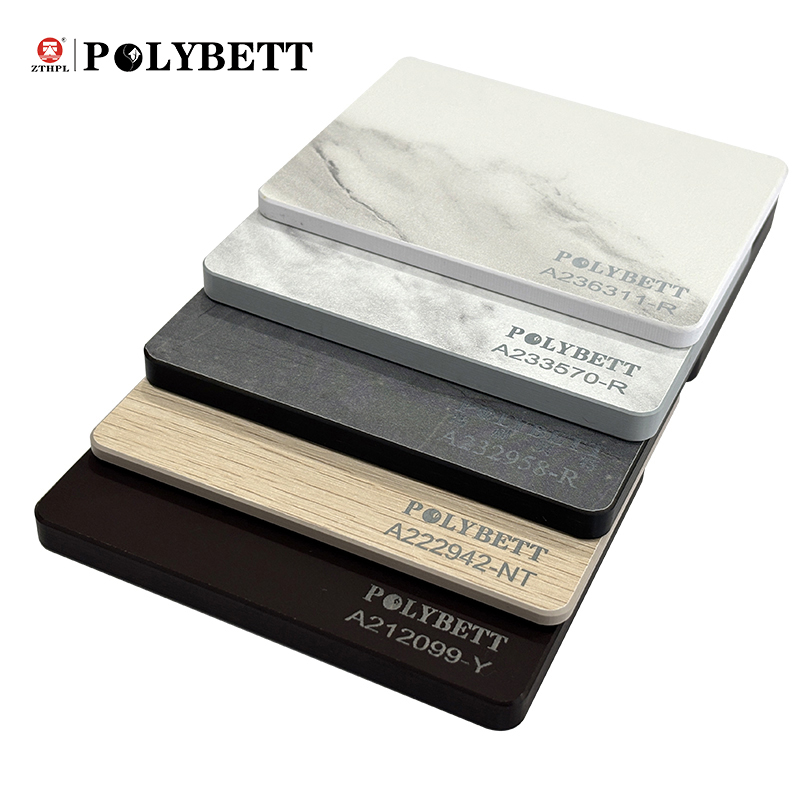 Polybett Compact Color Core HPL Solid Color Laminate for Kitchen Cabinet Toilet Partition Lab Countertop