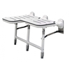Sturdy Stainless Wall Mount Fold-up Disabled Elderly Shower Seat