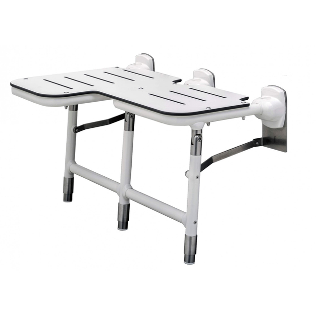 Sturdy Stainless Wall Mount Fold-up Disabled Elderly Shower Seat