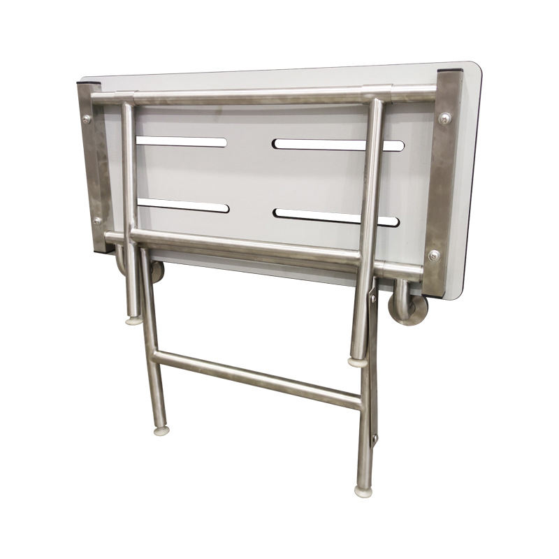 Sturdy Stainless Wall Mount Fold-up Disabled Elderly Shower Seat