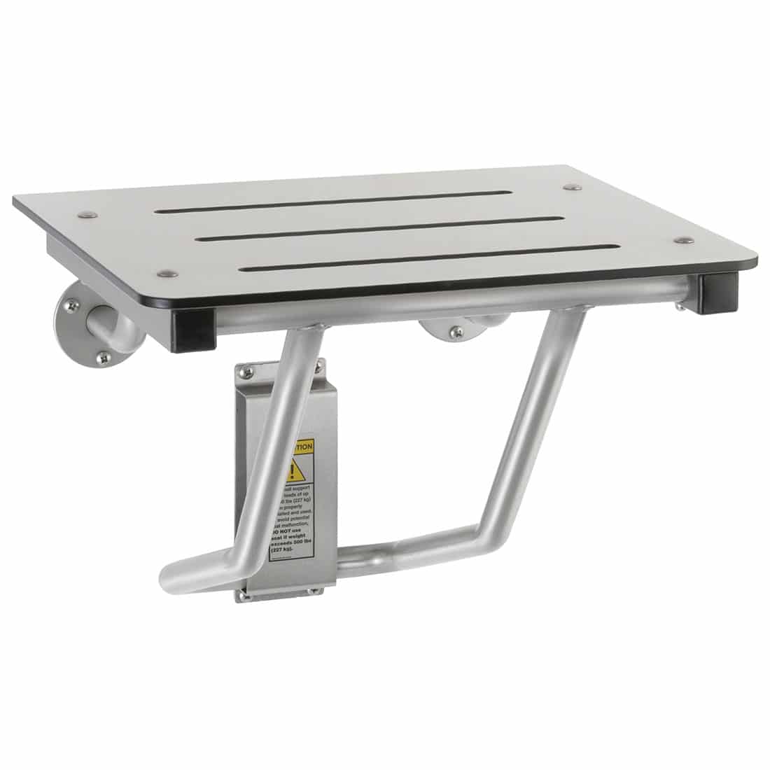 Sturdy Stainless Wall Mount Fold-up Disabled Elderly Shower Seat