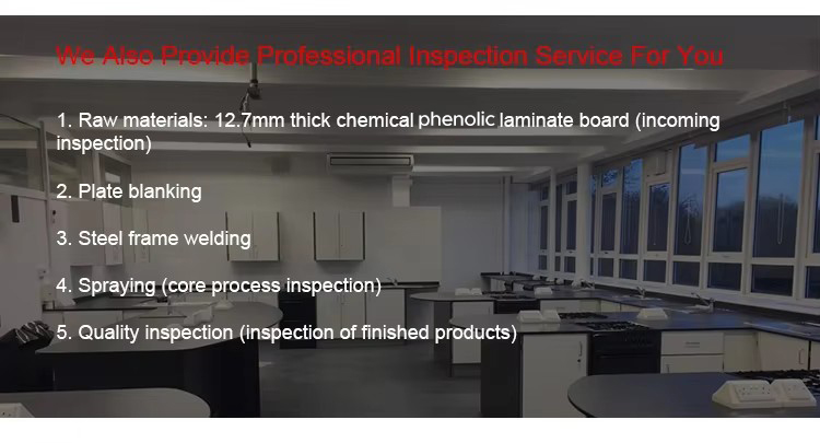 Production process for chemistry physical biologic lab work bench laboratory furniture