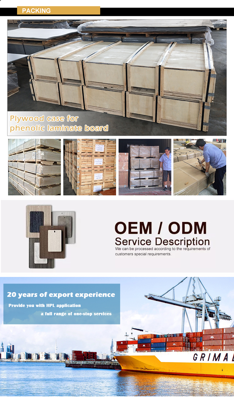 HPL compact laminate quality inspection before shipment