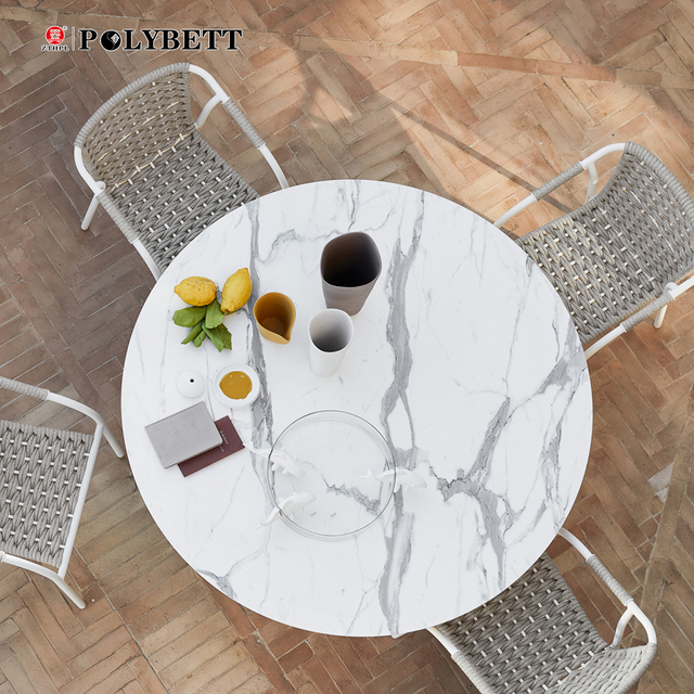 Stone Marble Hpl Laminated Sheets Restaurant Table Top