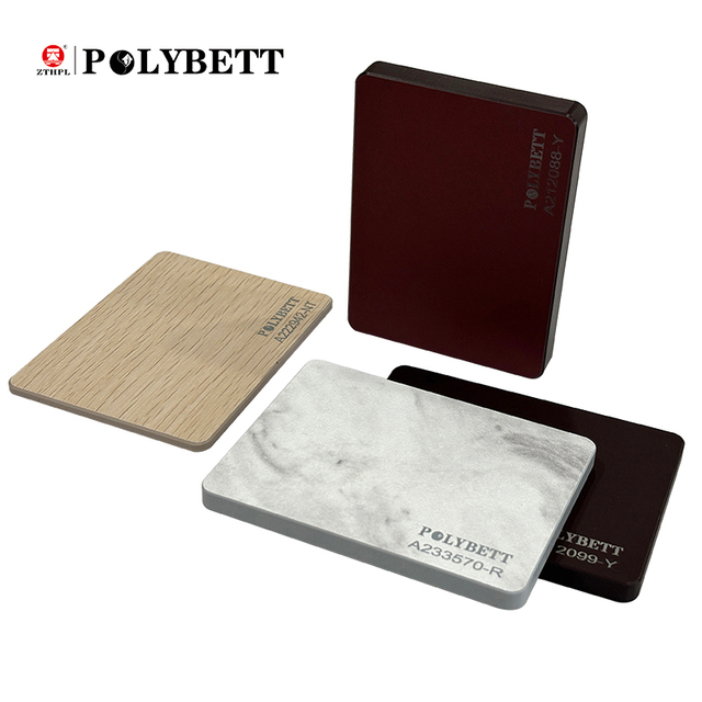 Polybett Compact Color Core HPL Solid Color Laminate for Kitchen Cabinet Toilet Partition Lab Countertop